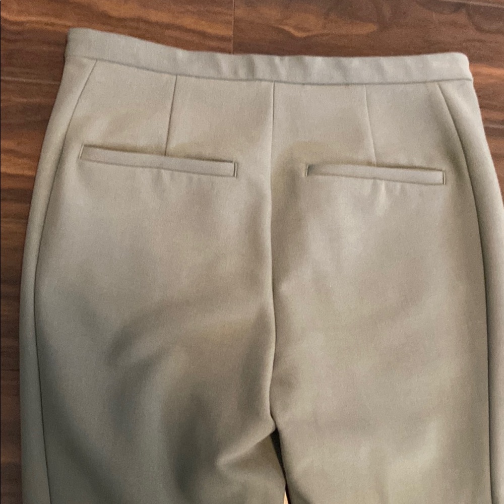 Club Monaco Green Slim Trousers with zippers - Picture 4 of 9